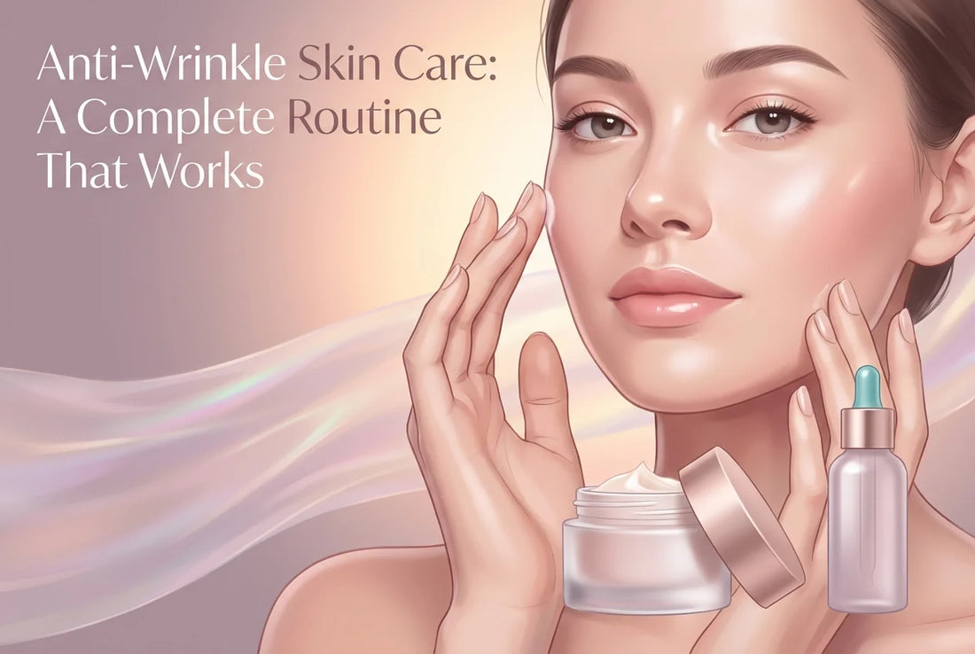 Professional header image for list-based article: Anti-Wrinkle Skin Care: A Complete Routine That Works