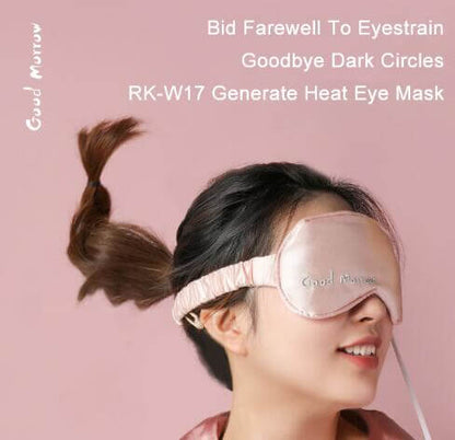 Flaxseed Heated Eye Mask – USB Warm Therapy for Eye Comfort & Restful Sleep