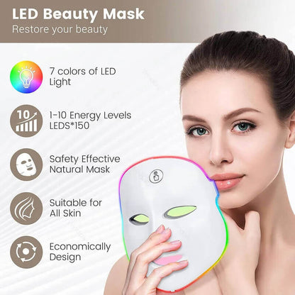 Rechargeable LED Face Mask – Photon Light Therapy for Glowing Skin