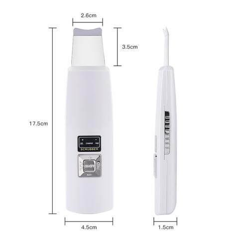 Ultrasonic Facial Cleansing Device – Rechargeable Skin Scrubber for Blackheads & Pores