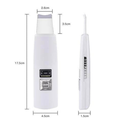 Ultrasonic Facial Cleansing Device – Rechargeable Skin Scrubber for Blackheads & Pores
