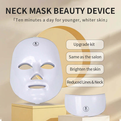 7-Color LED Light Therapy Mask – Facial Rejuvenation & Anti-Aging Treatment