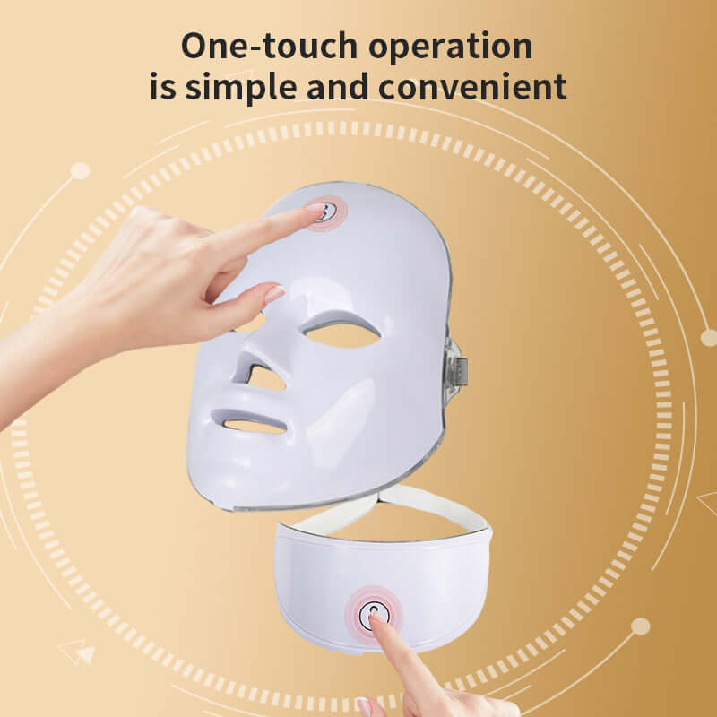 7-Color Photon Facial Mask – LED Light Therapy for Smoother, Younger-Looking Skin